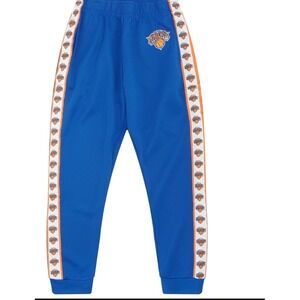 NWT Mens Small‎ New York Knicks Royal Blue Track Pants FOCO NBA Basketball